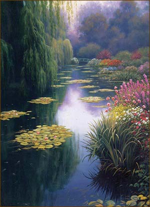 View From Monet`s Bridge Candamar Designs (52403)        ()