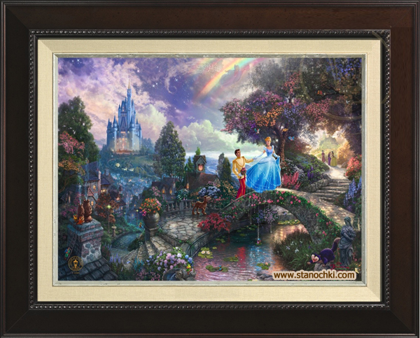 Candamar 52503 Thomas Kinkade Cinderella Wishes Upon A Dream       ()