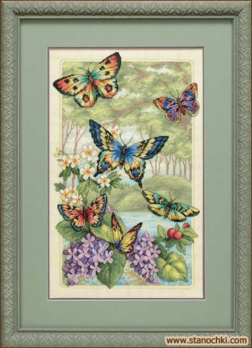 Dimensions 35223 Butterfly Forest      . The Golden Collection.) ()