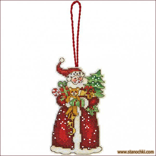 Dimensions 70-08895 Santa Ornament      Dimensions ()