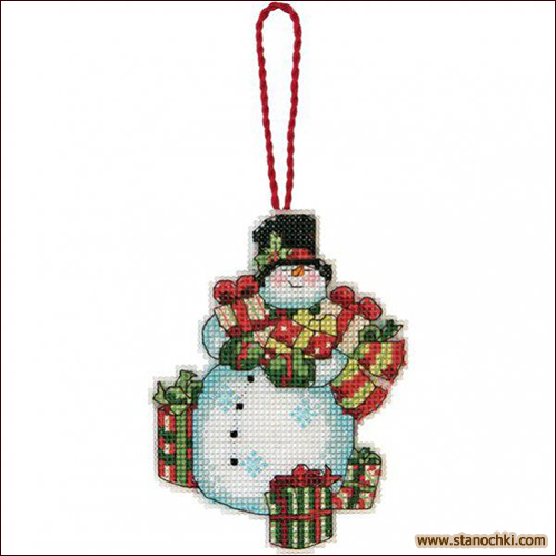 Dimensions 70-08896 Snowman Ornament      Dimensions ()