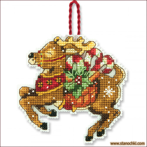 Dimensions 70-08916 Reindeer Ornament      Dimensions ()