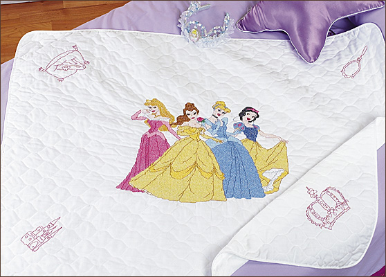  Pretty as a Princess Lap Quilt (1136-49) Janlynn ()